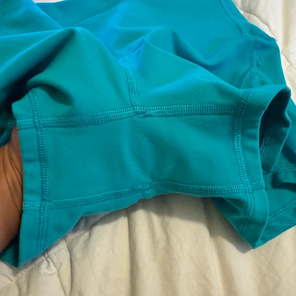 lululemon athletica Women's Vibrant Blue Athletic Shorts - Picture 3 of 4